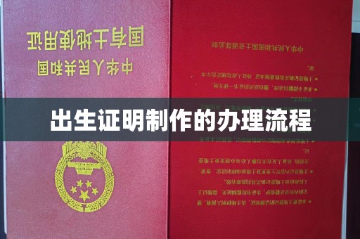 三民出生证明制作的办理流程